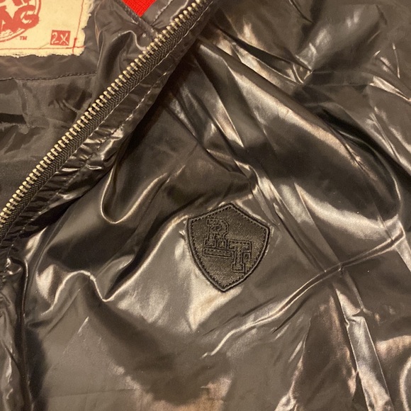 Red Tag Brand Mens Black Windbreaker Zip Up, 2x, NWT, $95 - Picture 9 of 13